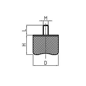 Aanslagdemper type SF