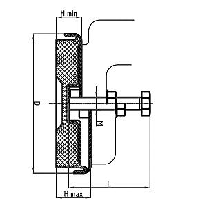 Machinevoet verstelbaar