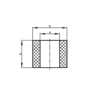 Stootbuffer rechthoekig